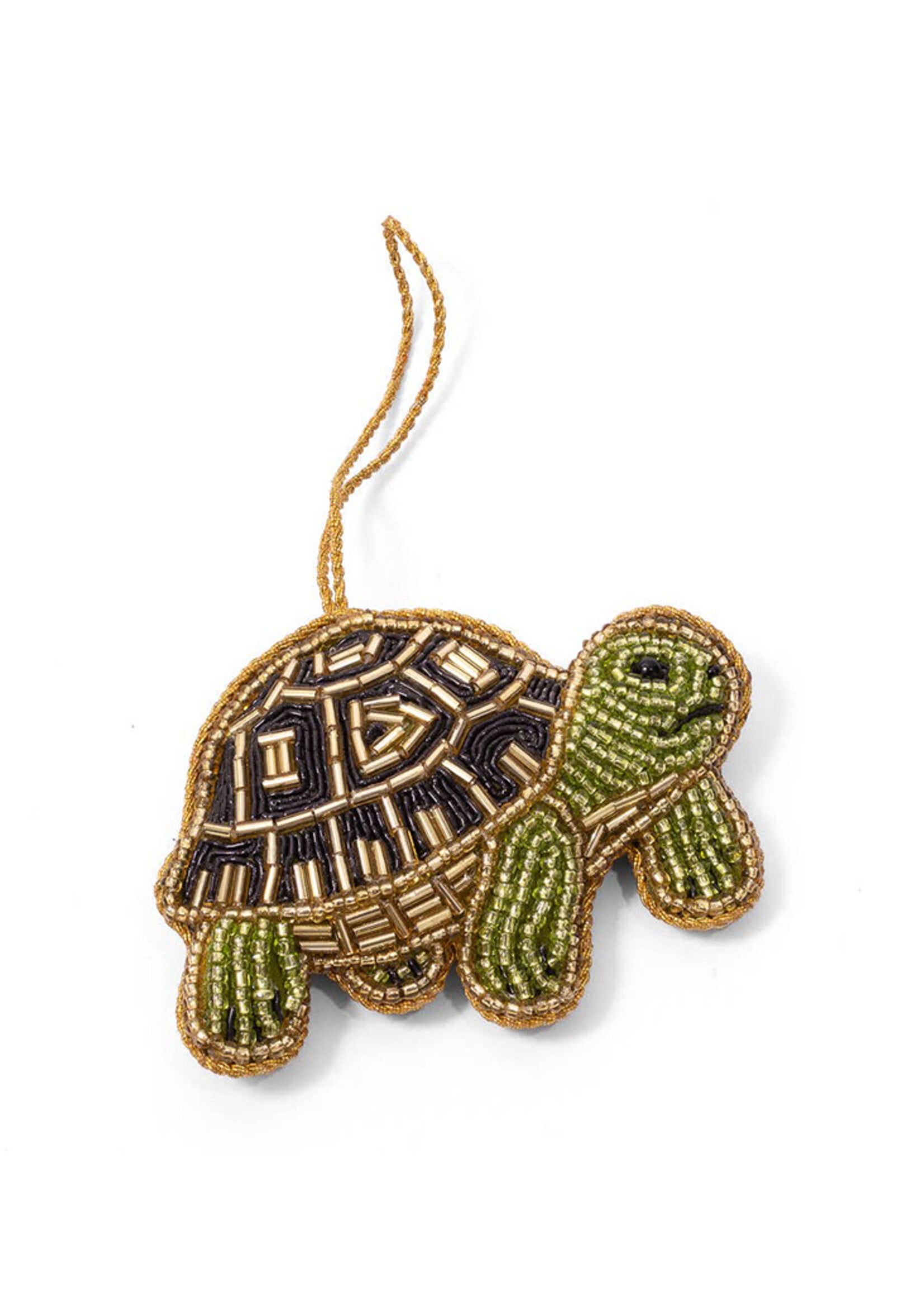 Matr Boomie Beaded Turtle Ornament