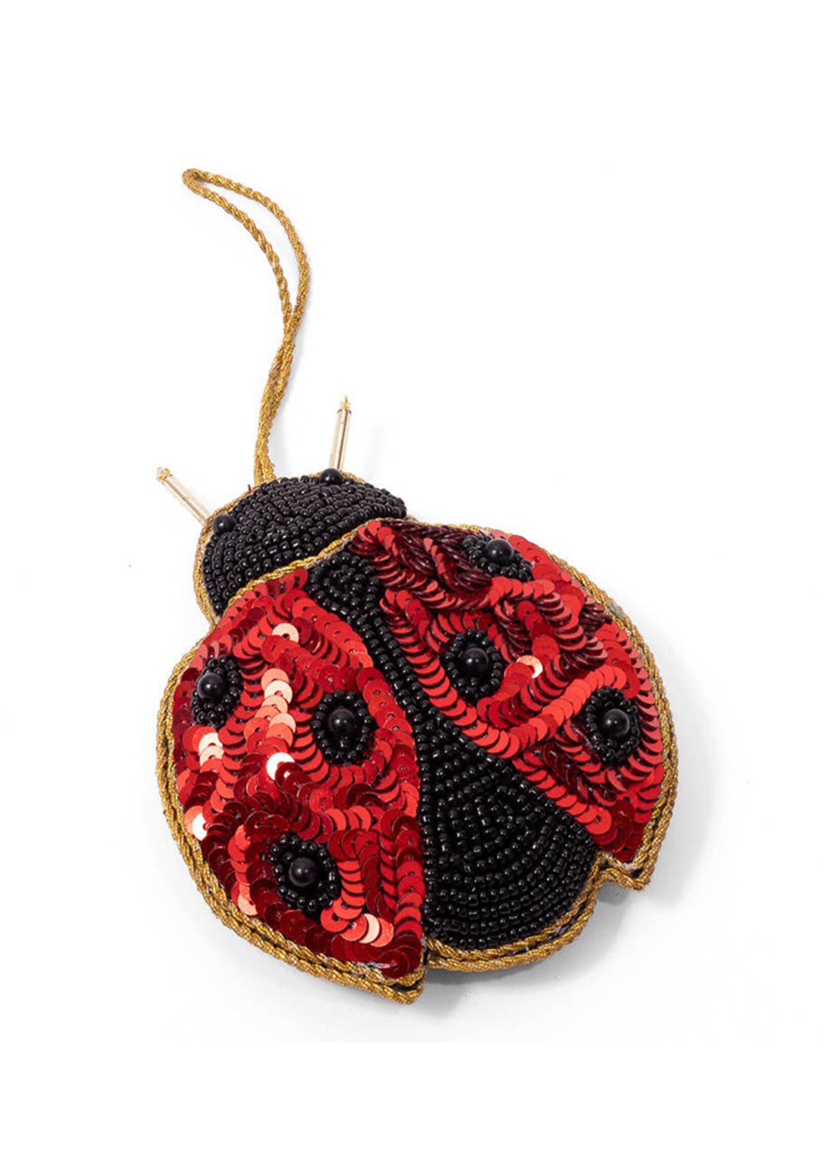Matr Boomie Beaded  Ladybug Ornament