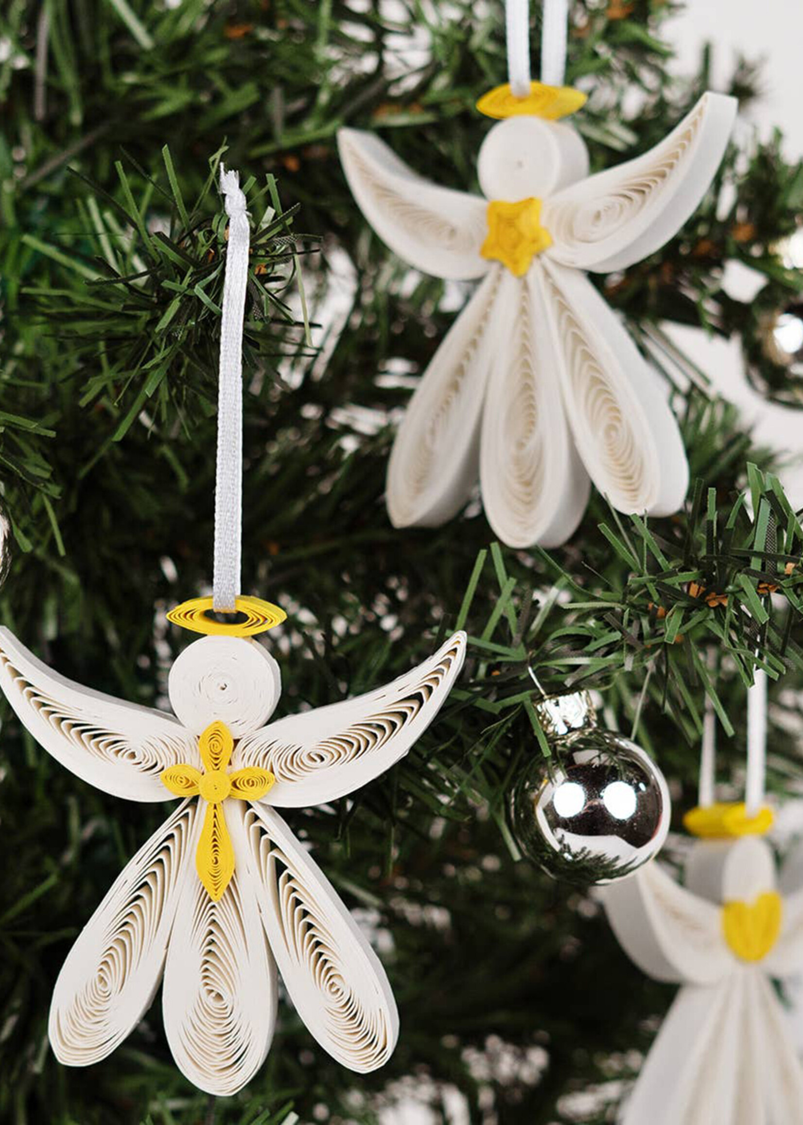 Quilling Cards Quilled Ornament Box Set - Quilled Angel