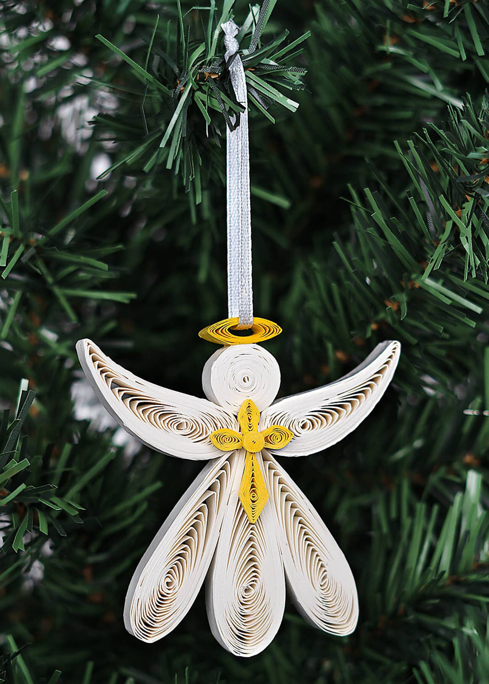 Quilling Cards Quilled Ornament Box Set - Quilled Angel