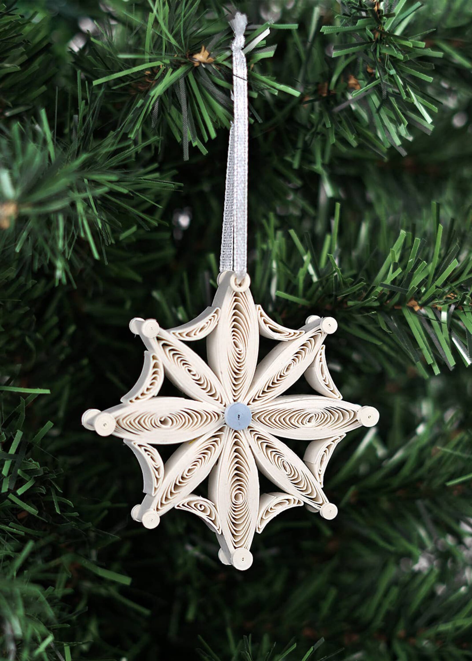 Quilling Cards Quilled Ornament Box Set - Snowflakes