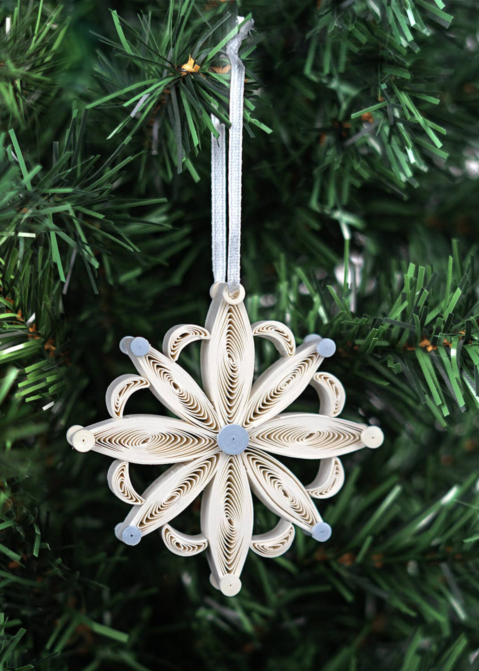Quilling Cards Quilled Ornament Box Set - Snowflakes