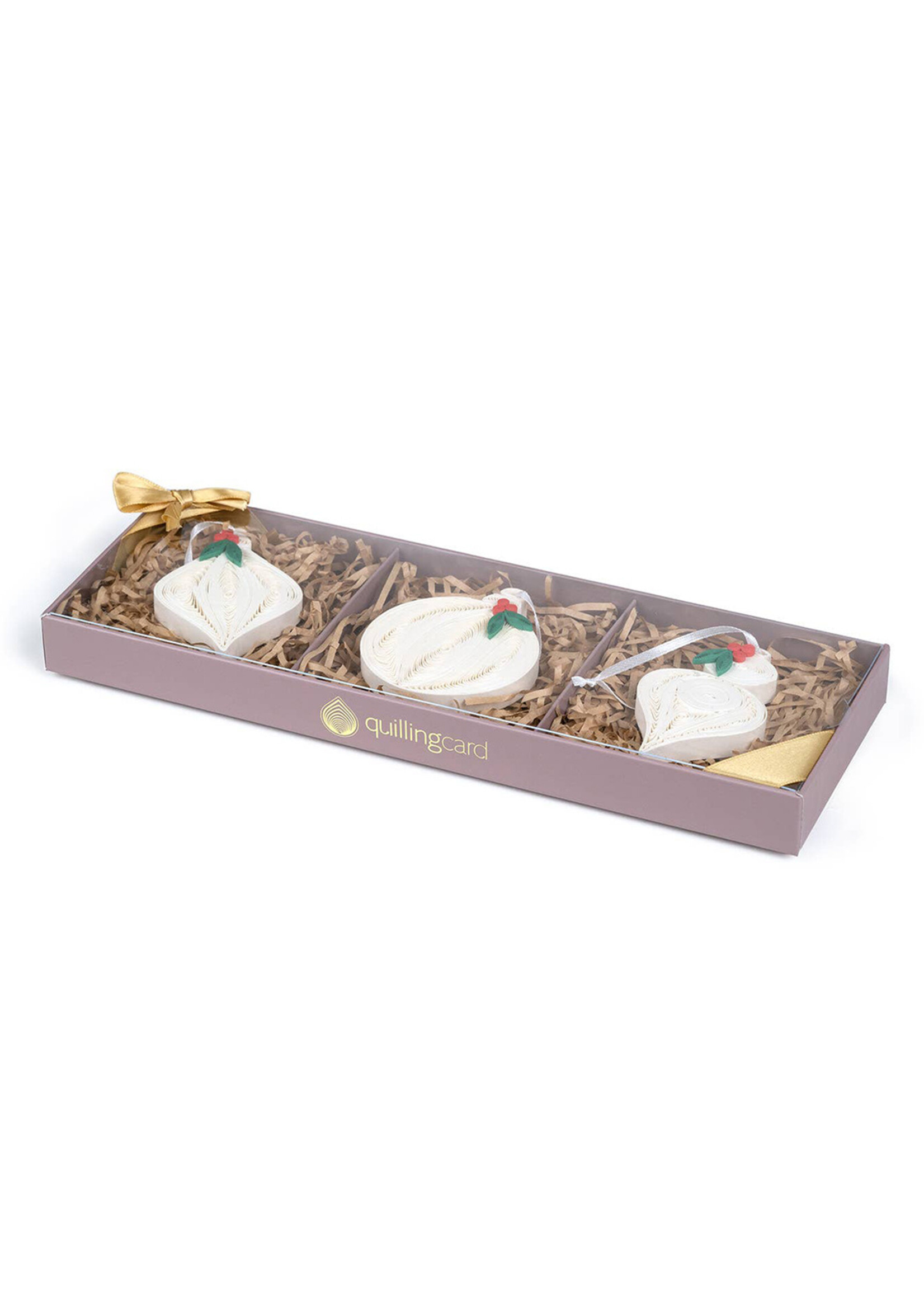 Quilling Cards Quilled Ornament Box Set - Christmas Ornaments