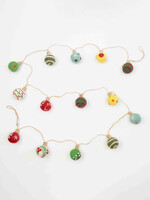The Winding Road Felt Christmas Ball Garland