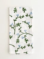 Mended Blue Winterberry Tea Towel