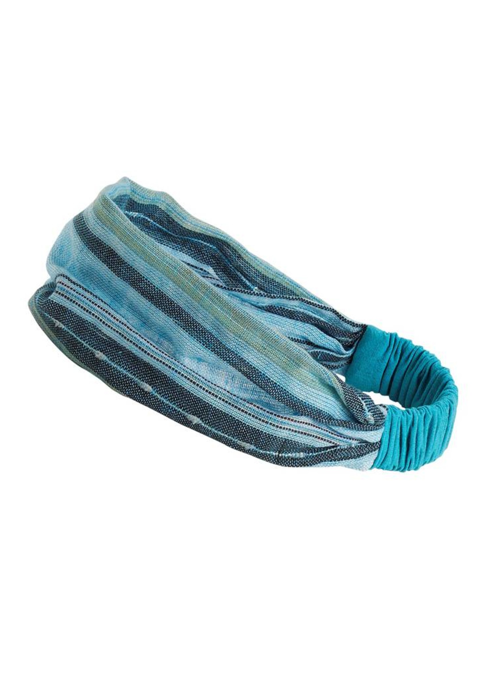 Ten Thousand Villages Blue Stripes Headband