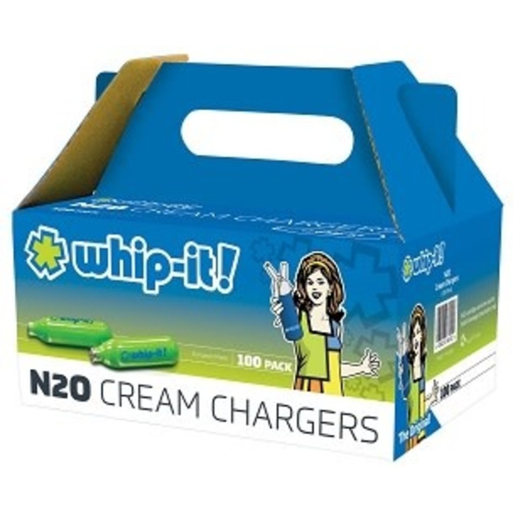 WhipIt! Chargers Cream 100ct TGRNOW Smoke Vape Delivery Los Angeles