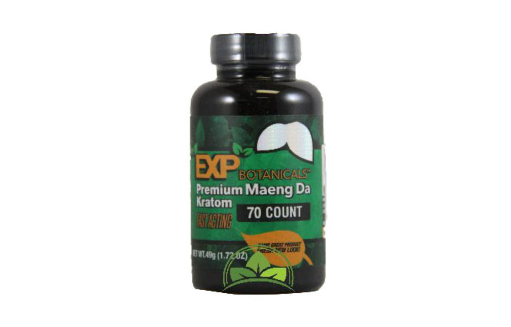 Experience Botanicals - Kratom Capsule Green Vein Maeng Da 70ct