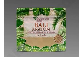 Remarkable Herbs - Kratom Powder Red Vein Bali 1oz