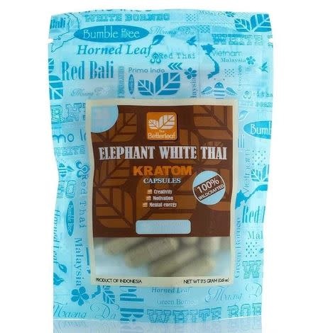The Betterleaf - Kratom Capsule Elephant White Thai 35ct