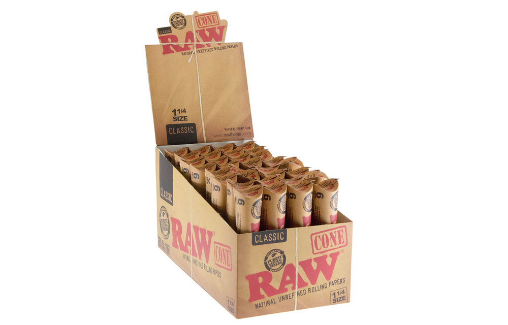 Raw - Pre Rolled Cones Classic 1.25 6ct