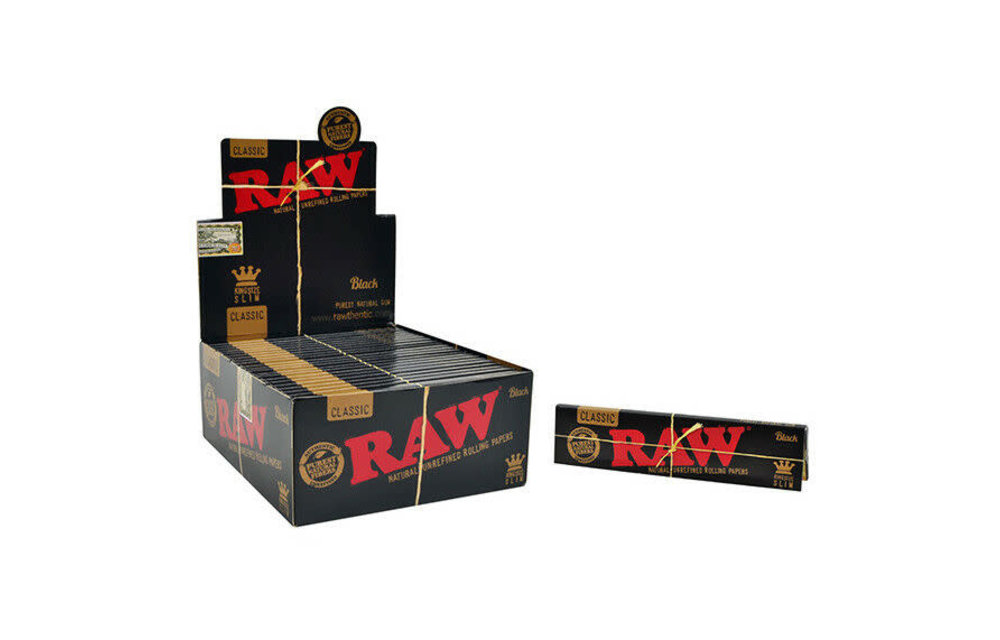 Raw - Rolling Papers Classic Black King Size