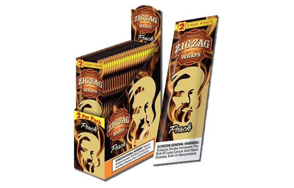 Zig Zag - Blunt Wrap Peach