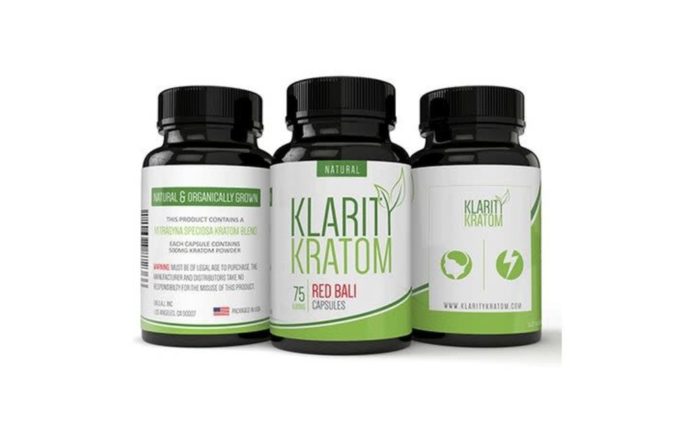 Klarity - Kratom Capsule Red Vein Bali 75ct