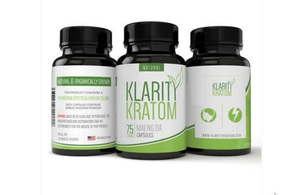Klarity - Kratom Capsule Green Vein Maeng Da 75ct