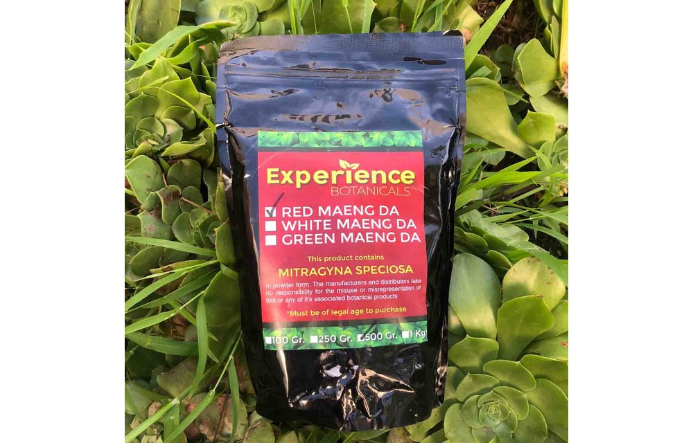 Experience Botanicals - Kratom Powder Red Vein Maeng Da 500g