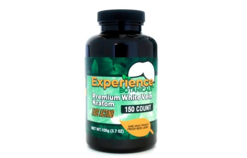 Experience Botanicals - Kratom Capsule White Vein Maeng Da 150ct