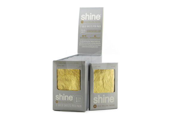 Shine - Rolling Papers 24K Gold 2pk