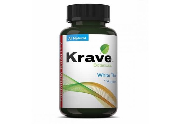 Krave - Kratom Capsule White Thai 150ct