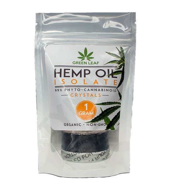 Green Leaf - CBD Concentrate Isolate Crystals Hemp 1000mg