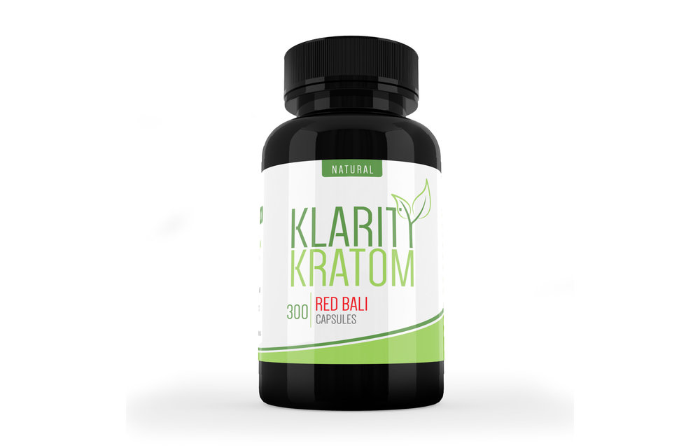 Klarity - Kratom Capsule Red Vein Bali 300ct