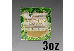 Remarkable Herbs - Kratom Powder Green Vein Vietnam 3oz