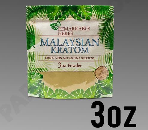 Remarkable Herbs - Kratom Powder Green Vein Malay 3oz