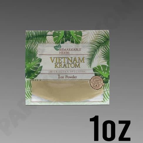 Remarkable Herbs - Kratom Powder Green Vein Vietnam 1oz