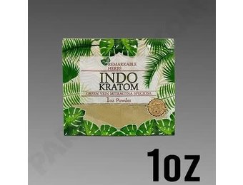 Remarkable Herbs - Kratom Powder Green Vein Indo 1oz