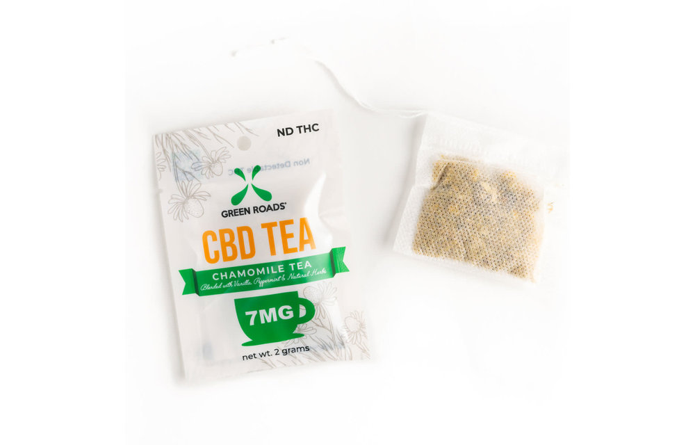 Green Roads - CBD Beverage Chamomile Tea (Singles) 2g Bag (LAST ORDER)
