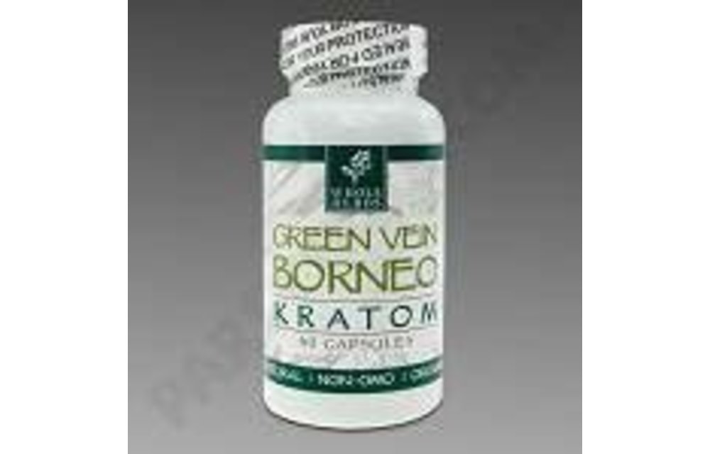 Whole Herbs - Kratom Capsule Green Vein Borneo 60ct