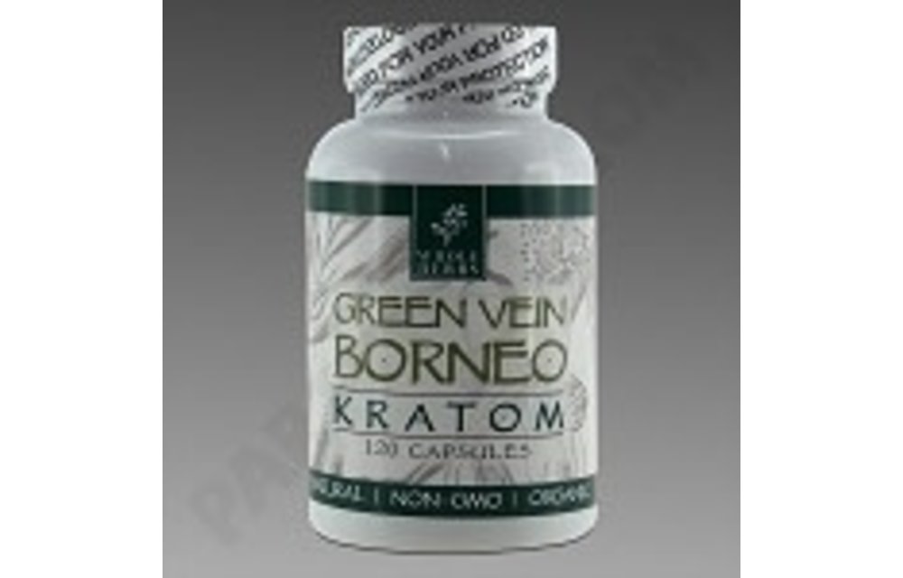 Whole Herbs - Kratom Capsule Green Vein Borneo 120ct