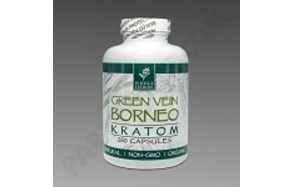 Whole Herbs - Kratom Capsule Green Vein Borneo 250ct