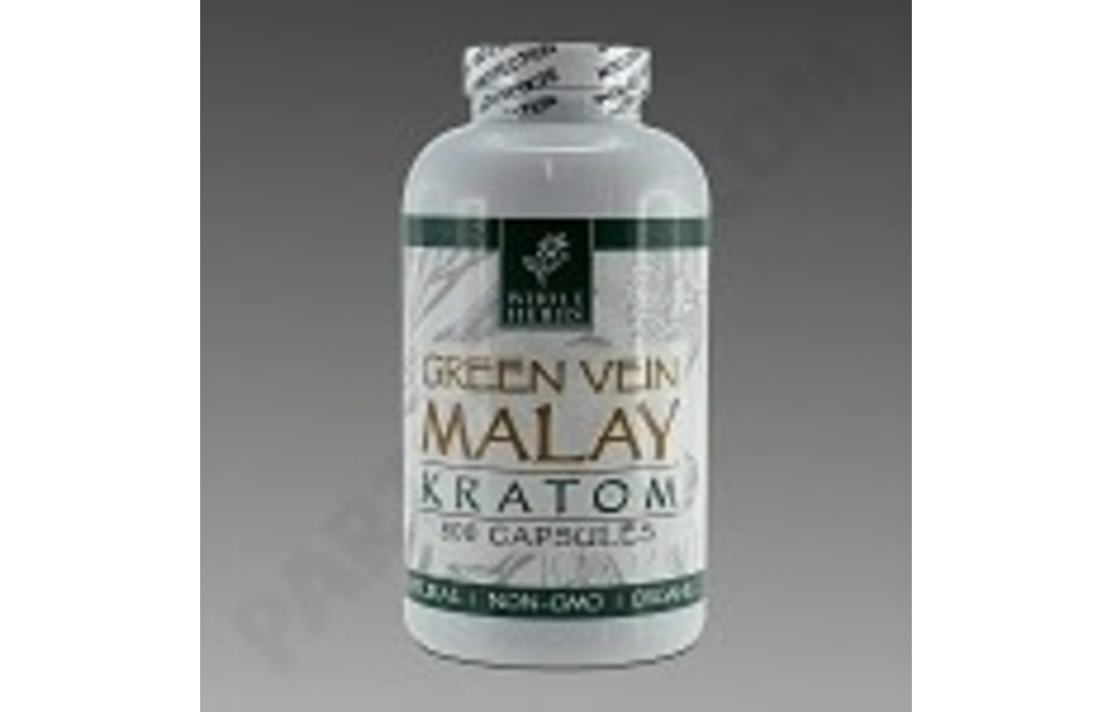 Whole Herbs - Kratom Capsule Green Vein Malay 500ct
