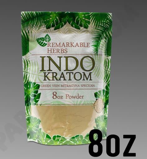 Remarkable Herbs - Kratom Powder Green Vein Indo 8oz