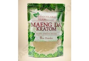Remarkable Herbs - Kratom Powder Red Vein Maeng Da 8oz