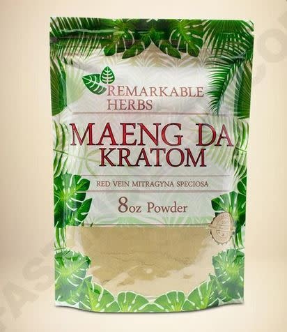 Remarkable Herbs - Kratom Powder Red Vein Maeng Da 8oz