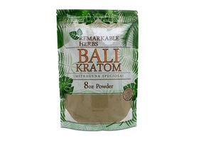 Remarkable Herbs - Kratom Powder Red Vein Bali 8oz