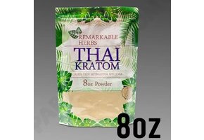 Remarkable Herbs - Kratom Powder Green Vein Thai 8oz