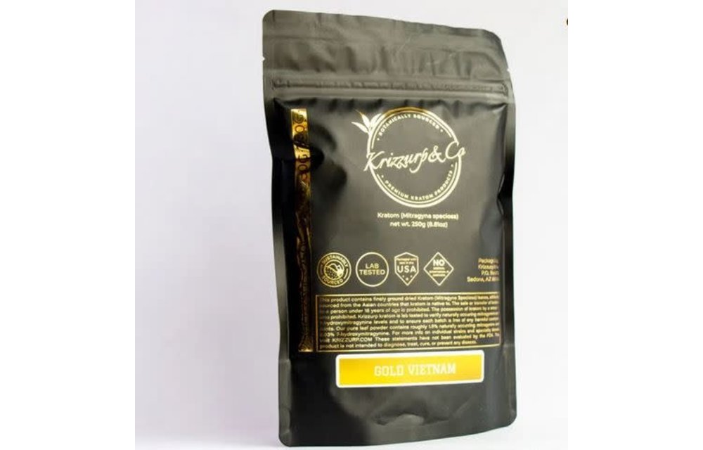 Krizzurp & Co - Kratom Powder Gold Vietnam 250g