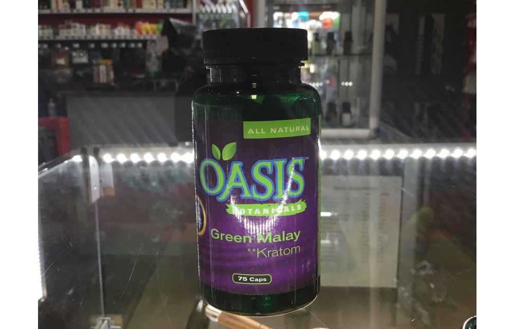 Oasis Botanicals - Kratom Capsule Green Malay 75ct