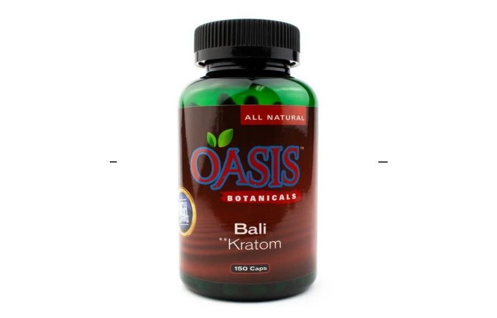 Oasis Botanicals - Kratom Capsule Bali 150ct