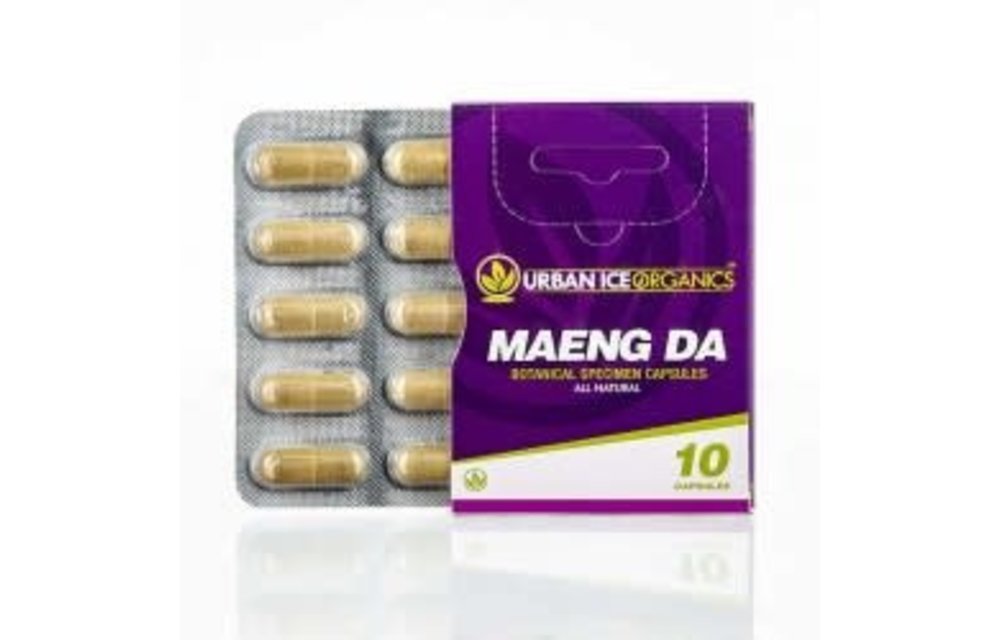 Urban Ice Organics - Kratom Capsule Maeng Da Blister Pack 10ct
