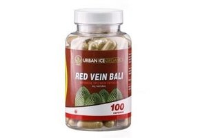 Urban Ice Organics - Kratom Capsule Red Vein Bali 100ct