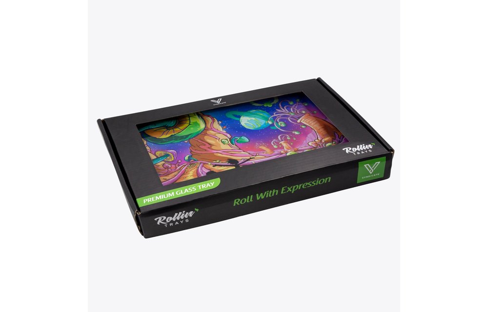V-Syndicate - Glass Rolling Tray Dimensional Shift (Medium)