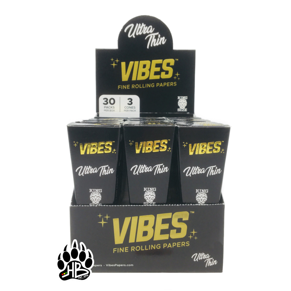 Vibes Vibes - Pre Rolled Cones Ultra Thin King Size (Black Box