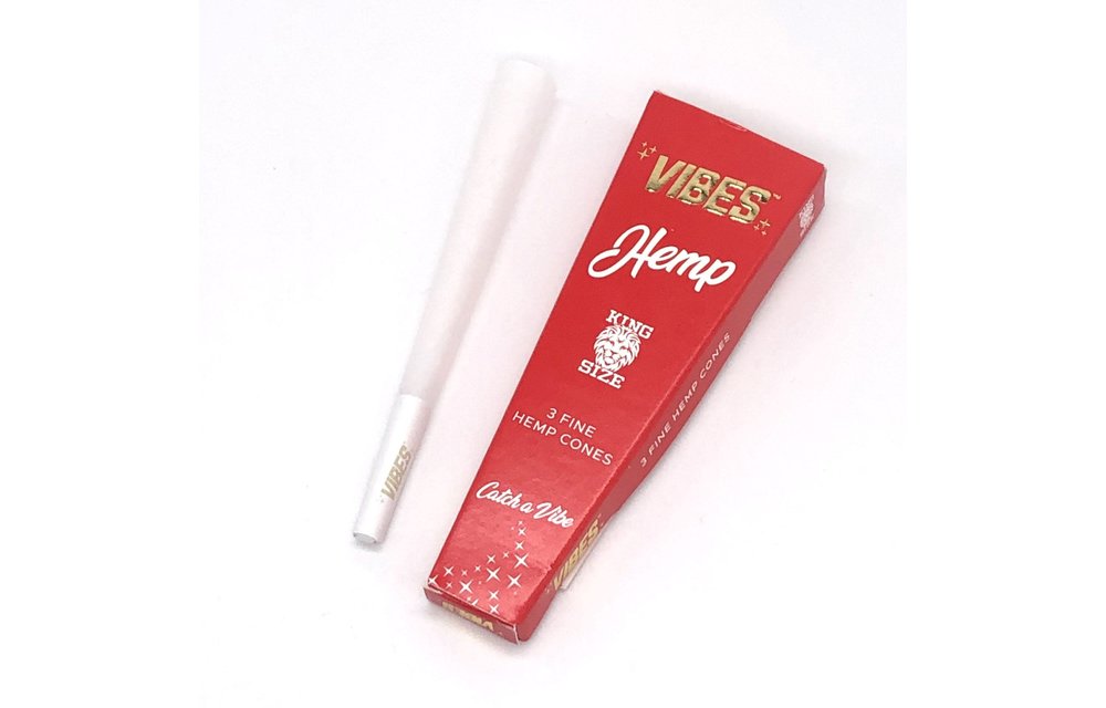 Vibes - Pre Rolled Cones Hemp King Size (Red Box)
