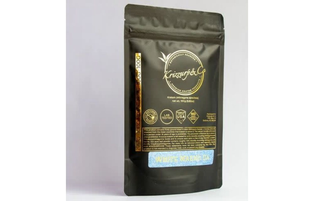 Krizzurp & Co - Kratom Powder White Maeng Da 100g