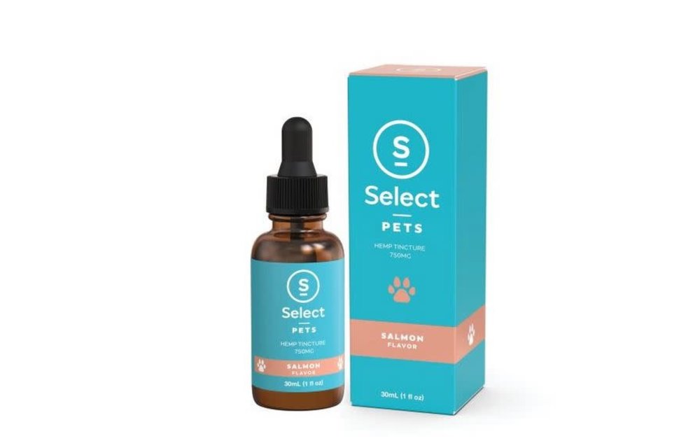 Select - CBD Pets Tincture Oil Hemp 30ml 750mg Salmon