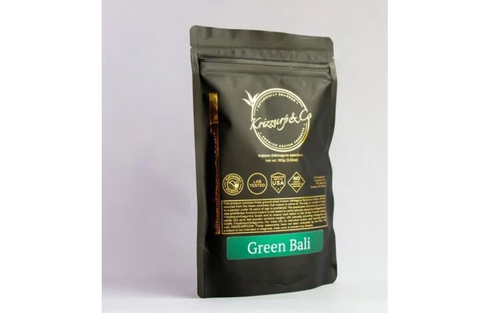 Krizzurp & Co - Kratom Powder Green Bali 250g